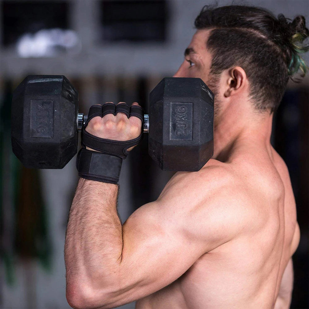 Professional Training Gloves for Men and Women - Workout, Fitness, Bodybuilding, and Weightlifting Hand and Wrist Protection